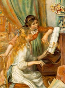 Muchachas ante el piano. 1892
